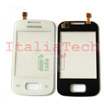 VETRINO TOUCHSCREEN per Samsung S5300 vetro touch screen GT-S5300 Pocket BIANCO