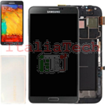 DISPLAY LCD ORIGINALE Samsung n9005 Galaxy NOTE 3 NERO touch vetro schermo