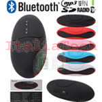 CASSA PORTATILE BLUETOOTH USB WIRELESS SD MP3 SMARTPHONE SPEAKER ALTOPARLANTE AMPLIFICATA