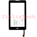 VETRINO touchscreen per ACER ICONIA ONE TAB A1-713 A713 7" nero vetro touch screen