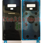 SCOCCA posteriore per Samsung Galaxy Note 9 N960 Nero back cover copri batteria 