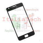 VETRINO per touchscreen Samsung i9100 vetro touch screen NERO Galaxy S2