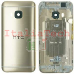 SCOCCA telaio posteriore per HTC ONE M9 gold oro back cover copri batteria