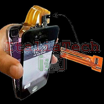 cavo flat tester per vetro touchscreen LCD iPhone 4 4s flex test display vetrino