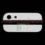 SCOCCA VETRO vetrino posteriore per iPhone 5 BIANCO adesivi back cover batteria