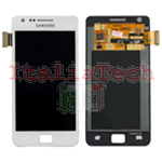 DISPLAY ORIGINALE per SAMSUNG GT i9100 GALAXY S2 LCD VETRINO BIANCO TOUCH SCREEN