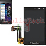 DISPLAY LCD + TOUCH SCREEN VETRO PER BLACKBERRY Z10 assemblato touchscreen NERO