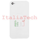 BACK COVER scocca posteriore compatibile per iPhone 4 bianco guscio retro bianca