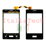 VETRO TOUCHSCREEN per LG L3 E400 Optimus vetrino touch screen NERO no display L 3