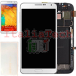 DISPLAY LCD ORIGINALE Samsung n9005 Galaxy NOTE 3 BIANCO touch vetro schermo