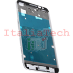 TELAIO CENTRALE per Samsung n7000 Galaxy Note metal silver plate MIDDLE FRAME bianco