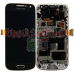 DISPLAY LCD ORIGINALE Samsung i9195 Galaxy S4 Mini NERO touch vetro schermo completo