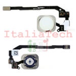 FLAT TASTO HOME per iPhone 5s bianco circuito flex tastino pulsante centrale