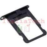 CARRELLO PORTA SIM per iPhone 6s tray carrellino scheda nano vano lettore NERO