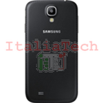 SCOCCA posteriore Samsung i9505 BLACK EDITION back cover copri batteria Galaxy S4 i9500