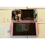 DISPLAY LCD ORIGINALE Samsung i9505 Galaxy S4 PINK ROSA touch vetro schermo completo