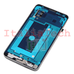 TELAIO CENTRALE per Samsung N9005 Galaxy Note 3 metal silver plate MIDDLE FRAME