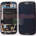 DISPLAY LCD ORIGINALE Samsung i9300 Galaxy S3 NERO touch vetro schermo vetrino