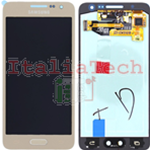 DISPLAY LCD ORIGINALE Samsung A300F Galaxy A3 GOLD ORO vetrino touch vetro schermo