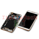 DISPLAY LCD ORIGINALE Samsung n9005 Galaxy NOTE 3 BIANCO ORO touch vetro schermo