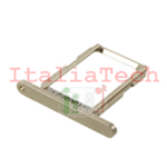 CARRELLO PORTA SIM per SAMSUNG S6 EDGE G925 tray carrellino scheda lettore ORO