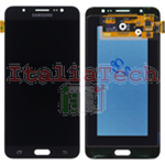 DISPLAY LCD ORIGINALE Samsung J710 Galaxy J7 2016 NERO vetrino touch vetro schermo