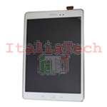 DISPLAY LCD ORIGINALE Samsung T550 Galaxy Tab A BIANCO 9.7 vetrino touch vetro schermo