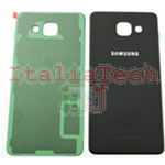 SCOCCA posteriore ORIGINALE per Samsung Galaxy A5 2016 A510F nero back cover copri batteria 