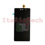 LCD DISPLAY + TOUCH PANEL ASSEMBLATI PER WIKO FEVER 4G (Nero)