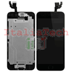 DISPLAY LCD ASSEMBLATO per iPhone 6 nero vetro touchscreen schermo COMPLETO TOP AAA+