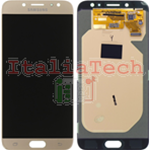 DISPLAY LCD ORIGINALE Samsung J730 Galaxy J7 2017 GOLD ORO vetrino touch vetro schermo