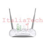 MODEM ROUTER ADSL2+ WIRELESS N 300MBPS 4*ETHERNET 1*USB 1*WAN TP-LINK TD-W9970