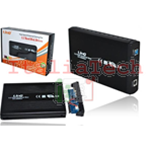 CASE BOX ESTERNO 3.5" SATA USB 3.0 IN ALLUMINIO PER HD HARD DISK LINQ U3-3506