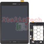 DISPLAY LCD ORIGINALE Samsung T555 Galaxy Tab A NERO 9.7 vetrino touch vetro schermo