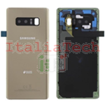 SCOCCA posteriore ORIGINALE per Samsung Galaxy Note 8 N950 oro gold back cover copri batteria 