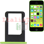 CARRELLO PORTA SIM per iPhone 5C tray carrellino scheda nano vano lettore VERDE