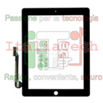 VETRINO TOUCHSCREEN per Apple iPad 4 vetro touch screen iPad4 Retina 4G nero