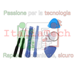 KIT SMONTAGGIO iPhone iPad 3G 3Gs 4 4s 5 5s samsung s tools ventosa 7 pezzi