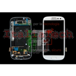 DISPLAY LCD COMPLETO FLAT PER SAMSUNG GALAXY S3 I9300 BIANCO HQ