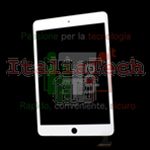 VETRINO touchscreen per iPad Mini 3 BIANCO vetro touch screen schermo esterno