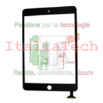 VETRINO touchscreen per iPad Mini 3 NERO vetro touch screen schermo esterno