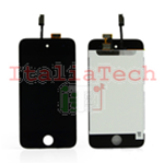 VETRINO touchscreen COMPLETO DISPLAY LCD per Apple iPod Touch 4G vetro NERO