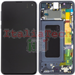 DISPLAY LCD ORIGINALE Samsung G970F Galaxy S10e NERO vetrino touch vetro schermo