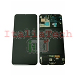 DISPLAY LCD ORIGINALE Samsung A705 Galaxy A70 NERO vetrino touch vetro schermo