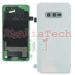 SCOCCA posteriore per Samsung Galaxy S10e G970F BIANCO back cover copri batteria 