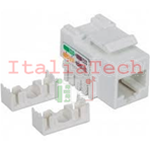 FRUTTO KEYSTON RJ45 UTP CAT5E, COLORE BIANCO