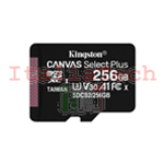 MEMORY CARD MICROSD 256GB UHS-I C10 KINGSTON CANVAS SELECT SDCS2/256GB