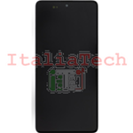 DISPLAY LCD ORIGINALE Samsung A715 Galaxy A71 NERO vetrino touch vetro schermo