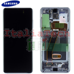 DISPLAY LCD ORIGINALE Samsung G980 G981 Galaxy S20 NERO vetrino touch vetro schermo