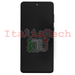 DISPLAY LCD ORIGINALE Samsung N770 Galaxy Note 10 Lite NERO vetrino touch vetro schermo